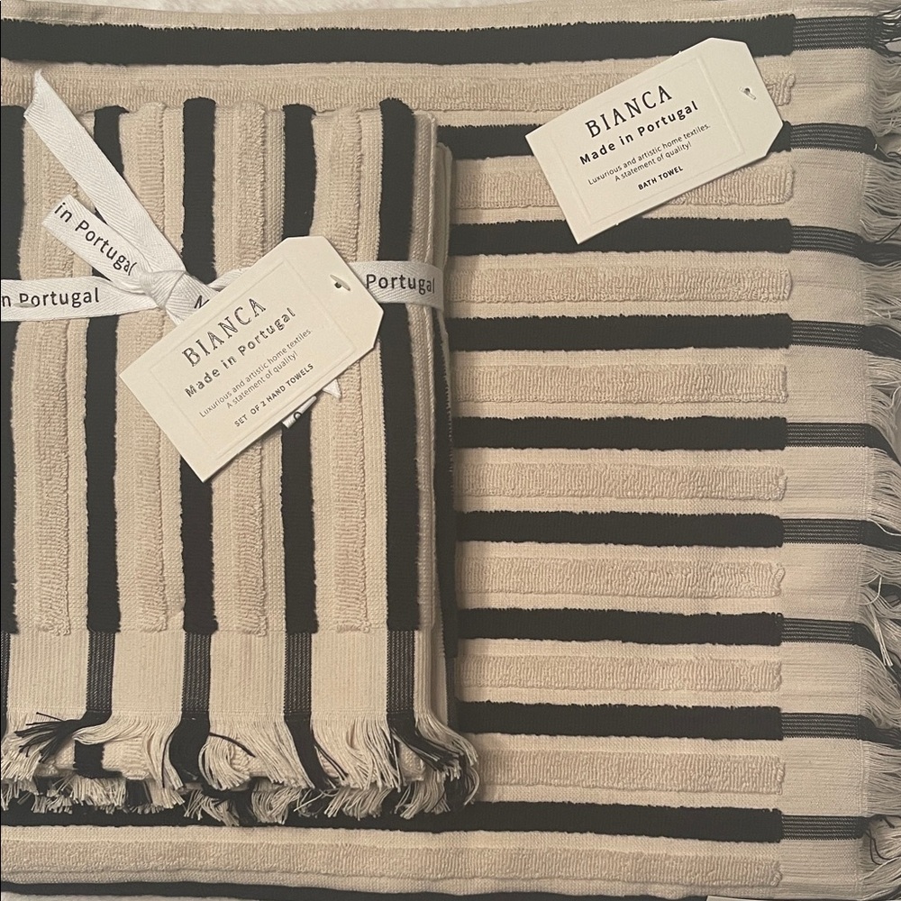 Bianca Striped Towels Set